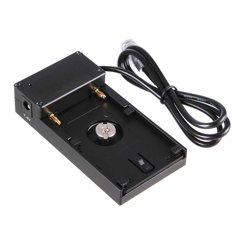 FOTGA Power Adapter Cable for NP-F970 Battery Plate Buckling Board to Power Blackmagic Pocket Cinema Camera 4K 6K BMPCC 4K Movie Camera, Compatible with Sony NP-F970 F960 F770 F750 F570 F550 Battery - Image 1